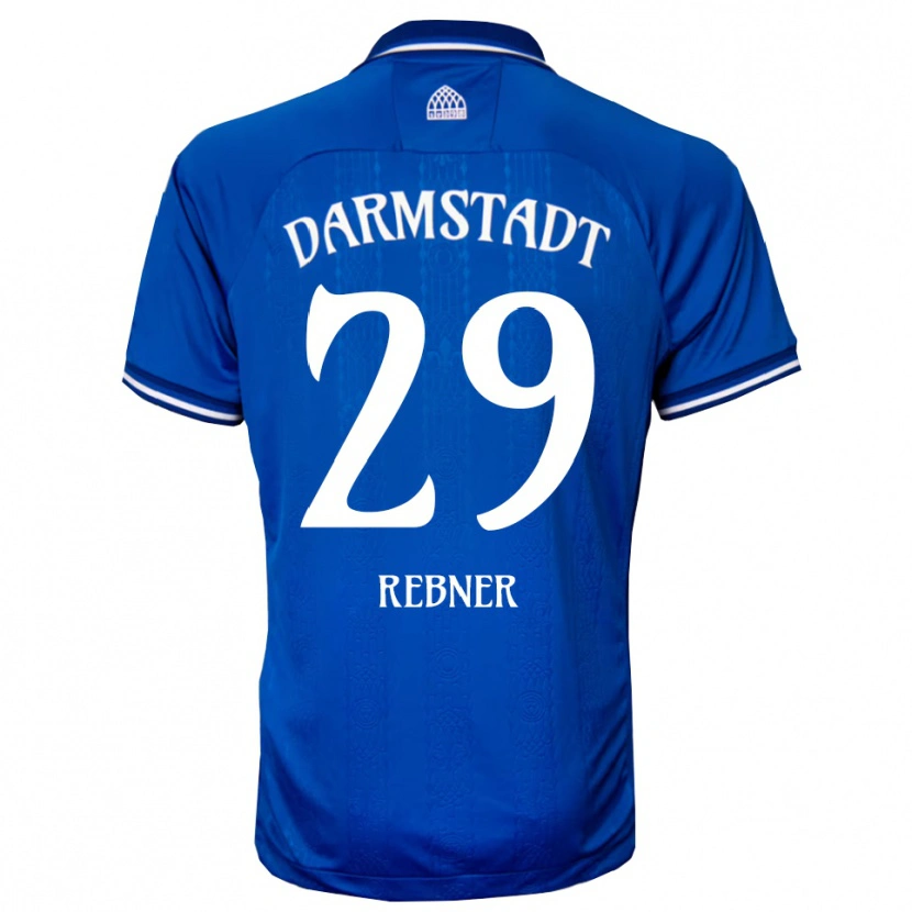 Danxen Herren Kian Rebner #29 Blau Weiß Heimtrikot Trikot 2025/26 T-Shirt Schweiz
