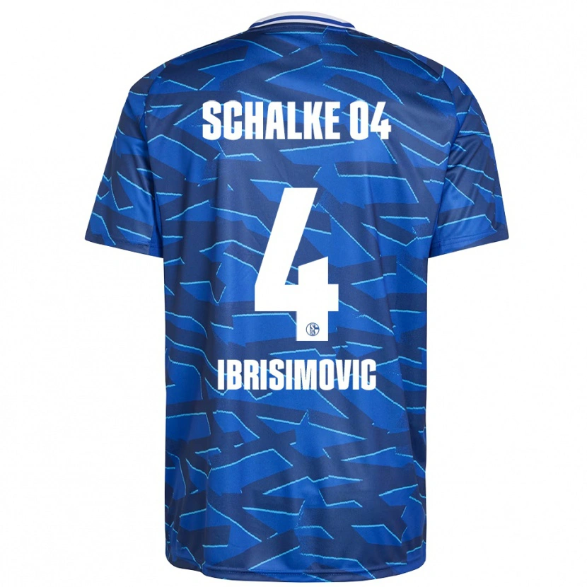Danxen Herren Amar Ibrisimovic #4 Königsblau Weiß Heimtrikot Trikot 2025/26 T-Shirt Schweiz