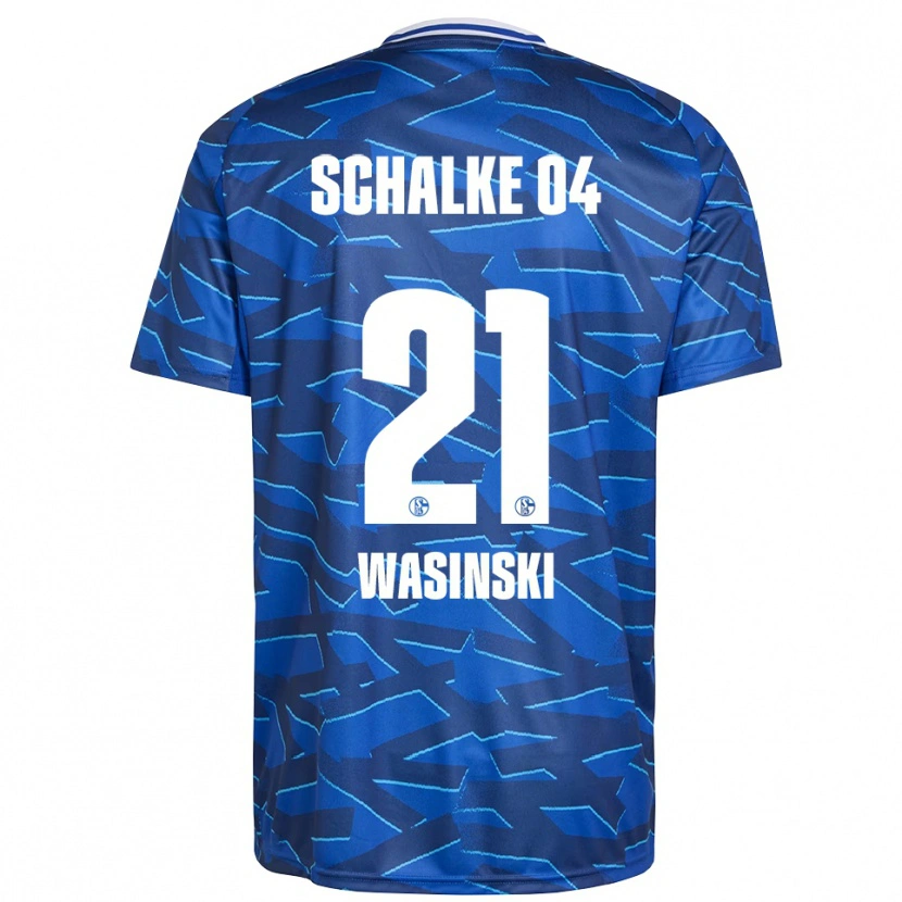 Danxen Herren Martin Wasinski #21 Königsblau Weiß Heimtrikot Trikot 2025/26 T-Shirt Schweiz
