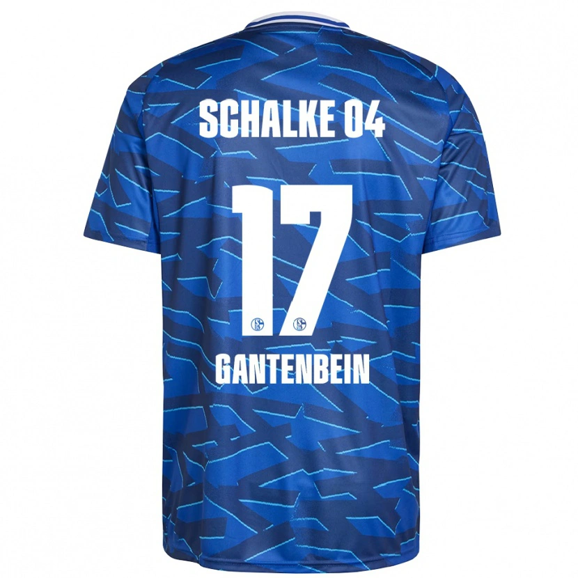 Danxen Herren Adrian Gantenbein #17 Königsblau Weiß Heimtrikot Trikot 2025/26 T-Shirt Schweiz