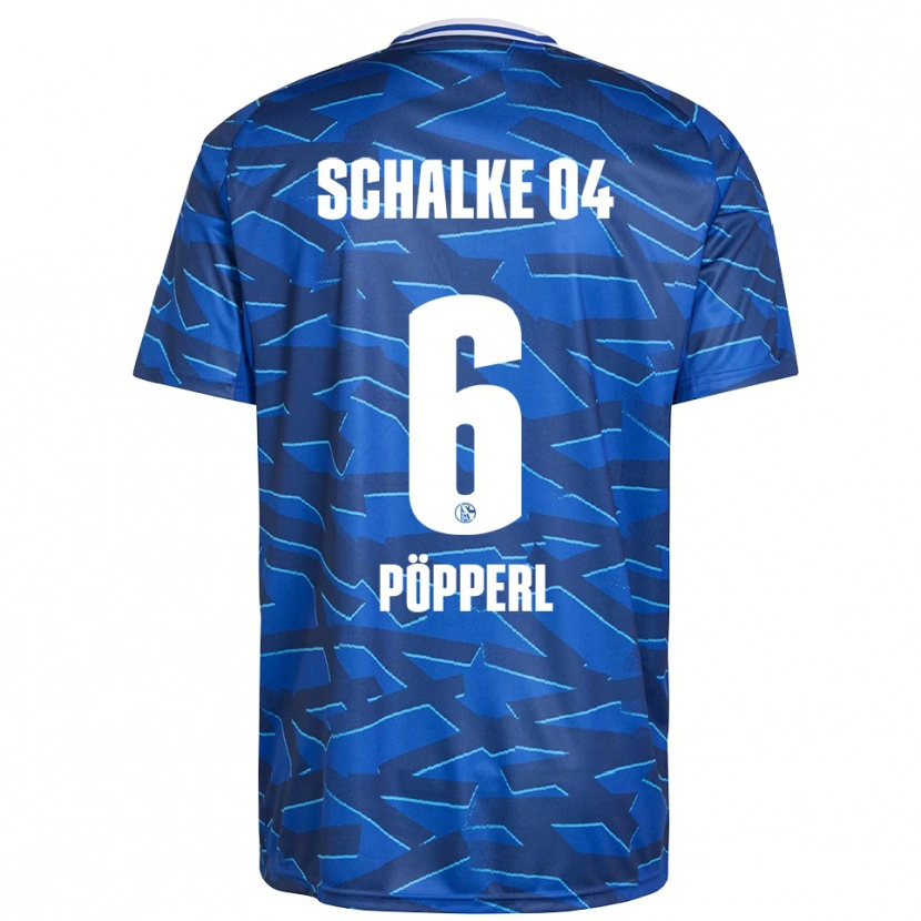 Danxen Herren Paul Pöpperl #6 Königsblau Weiß Heimtrikot Trikot 2025/26 T-Shirt Schweiz