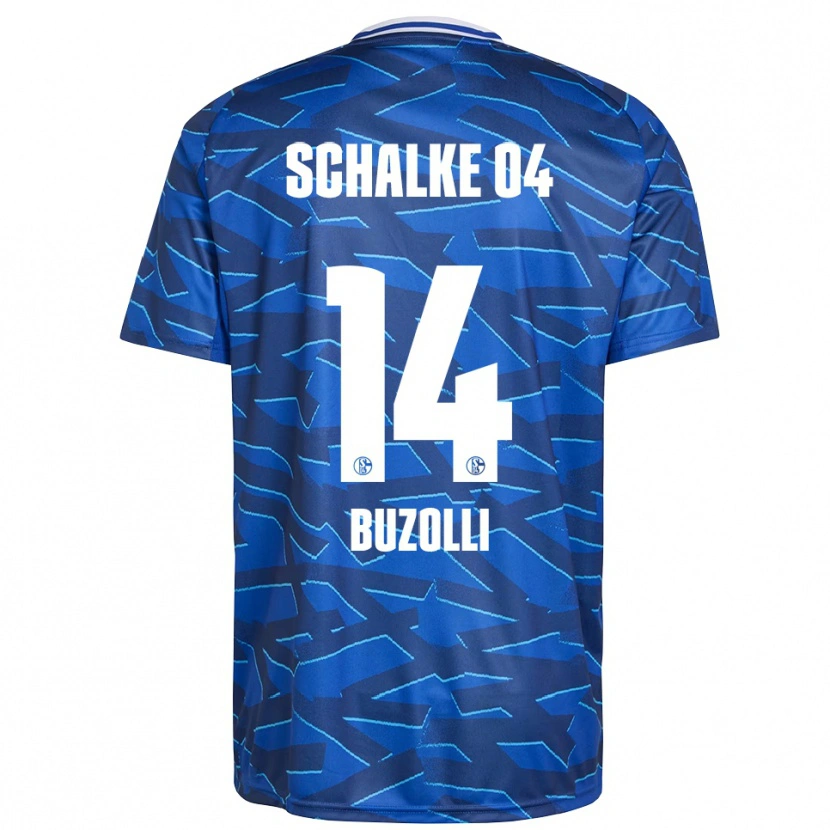 Danxen Herren Andri Buzolli #14 Königsblau Weiß Heimtrikot Trikot 2025/26 T-Shirt Schweiz