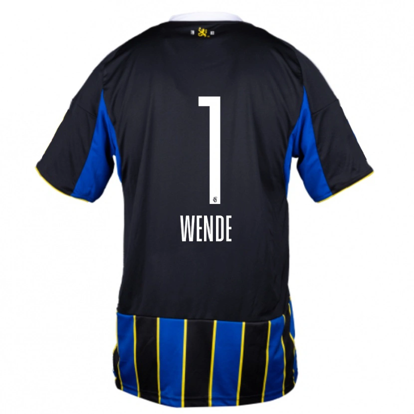 Danxen Herren Johanna Wende #1 Blau Schwarz Gelb Heimtrikot Trikot 2025/26 T-Shirt Schweiz