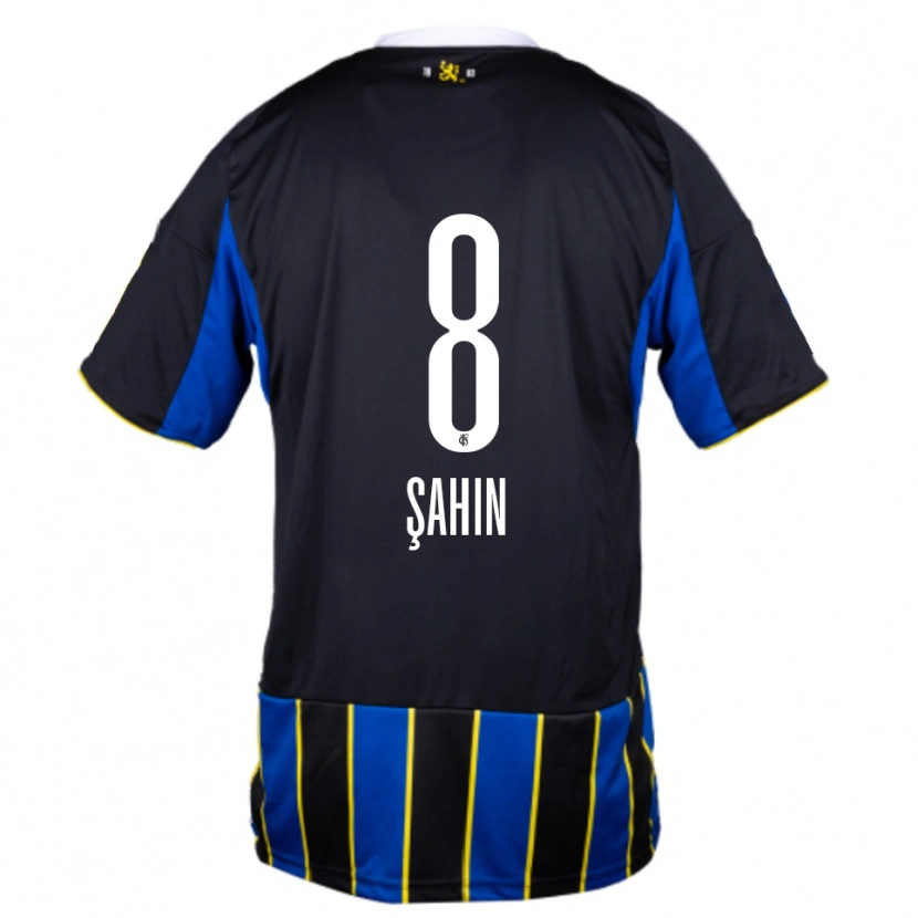 Danxen Herren Leo Şahin #8 Blau Schwarz Gelb Heimtrikot Trikot 2025/26 T-Shirt Schweiz