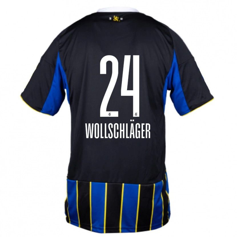 Danxen Herren Luca Wollschläger #24 Blau Schwarz Gelb Heimtrikot Trikot 2025/26 T-Shirt Schweiz
