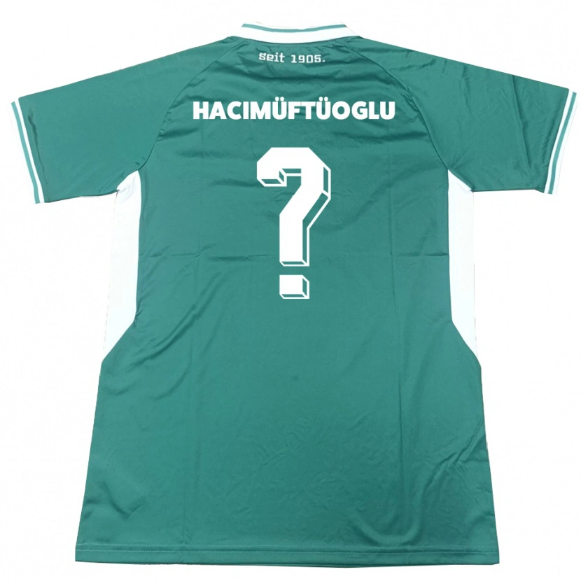 Danxen Herren Belinay Hacimüftüoglu #0 Grün Weiß Heimtrikot Trikot 2025/26 T-Shirt Schweiz