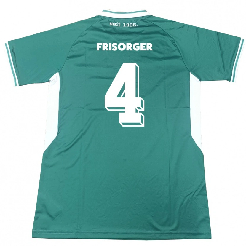 Danxen Herren Kevin Frisorger #4 Grün Weiß Heimtrikot Trikot 2025/26 T-Shirt Schweiz