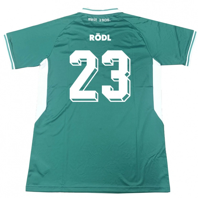 Danxen Herren Valentin Rödl #23 Grün Weiß Heimtrikot Trikot 2025/26 T-Shirt Schweiz