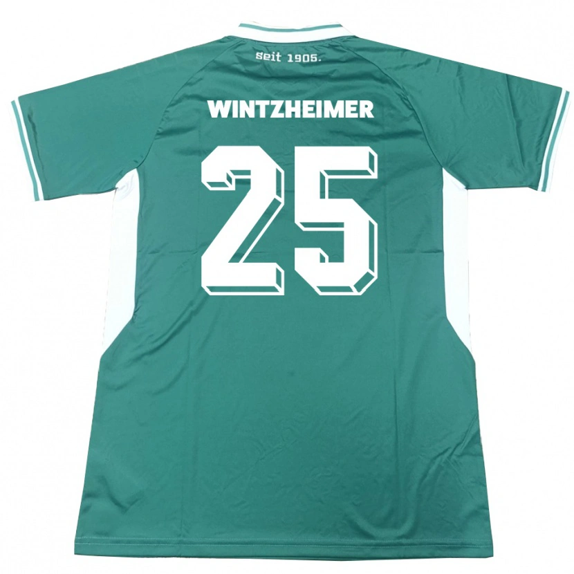 Danxen Herren Manuel Wintzheimer #25 Grün Weiß Heimtrikot Trikot 2025/26 T-Shirt Schweiz