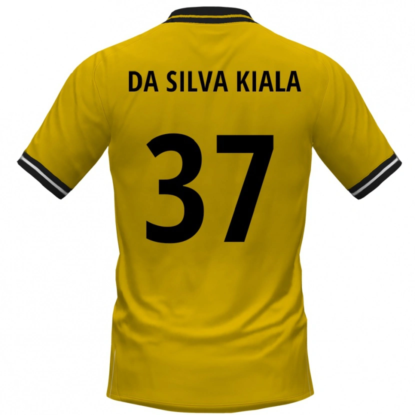 Danxen Herren Joel Da Silva Kiala #37 Gelb Schwarz Heimtrikot Trikot 2025/26 T-Shirt Schweiz
