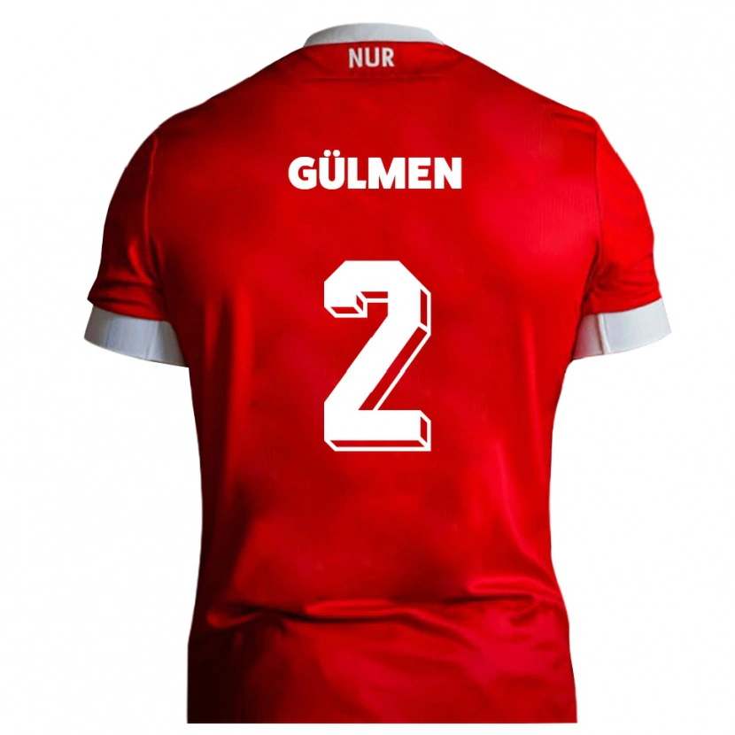 Danxen Herren Kubilay Gülmen #2 Rot Weiß Heimtrikot Trikot 2025/26 T-Shirt Schweiz