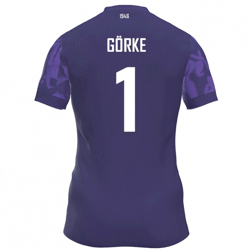 Danxen Herren Arthur Görke #1 Lila Weiß Heimtrikot Trikot 2025/26 T-Shirt Schweiz
