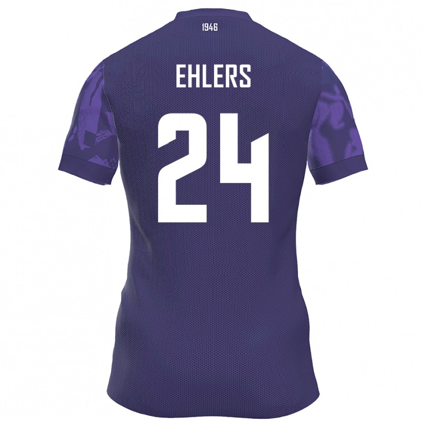 Danxen Herren Jannic Ehlers #24 Lila Weiß Heimtrikot Trikot 2025/26 T-Shirt Schweiz
