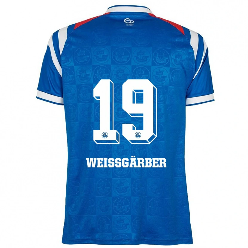 Danxen Herren Ronja Weißgärber #19 Blau Weiß Rot Heimtrikot Trikot 2025/26 T-Shirt Schweiz