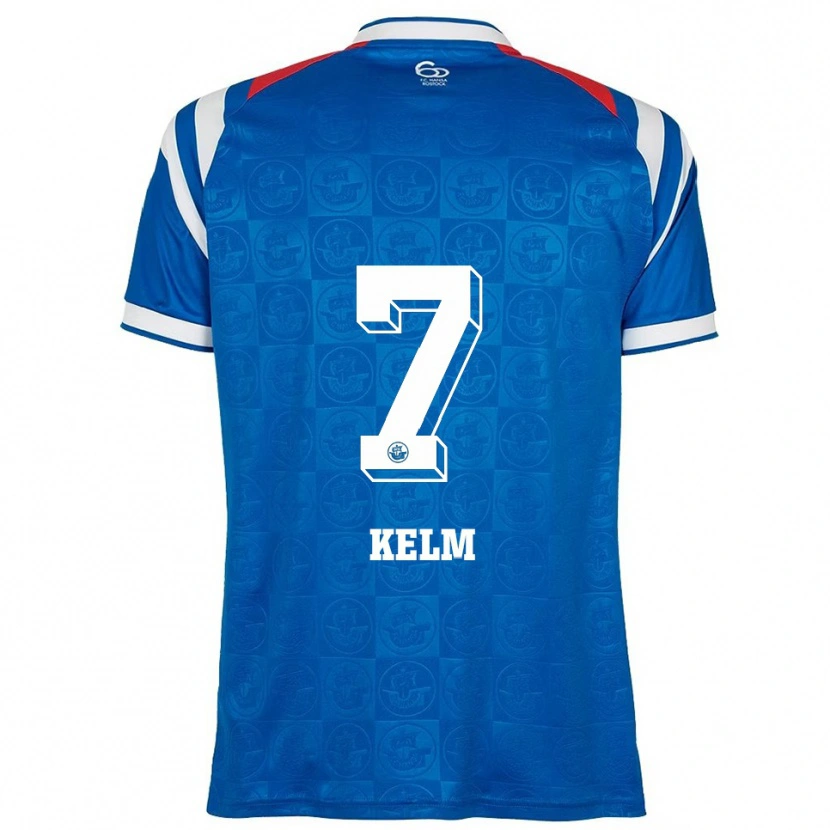 Danxen Herren Mattes Kelm #7 Blau Weiß Rot Heimtrikot Trikot 2025/26 T-Shirt Schweiz