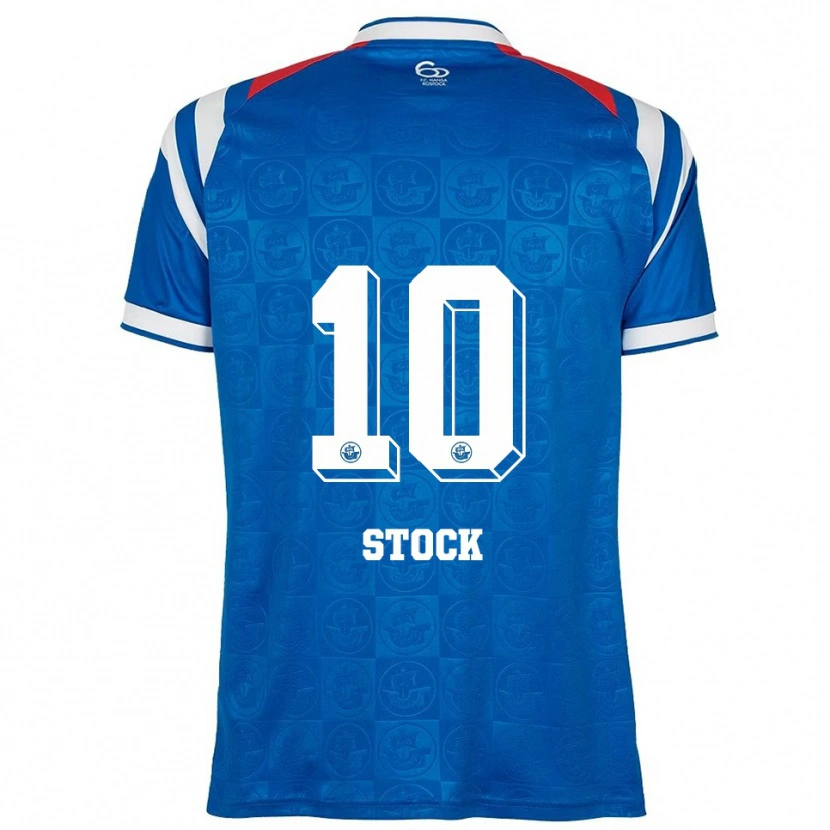 Danxen Herren Paul Stock #10 Blau Weiß Rot Heimtrikot Trikot 2025/26 T-Shirt Schweiz
