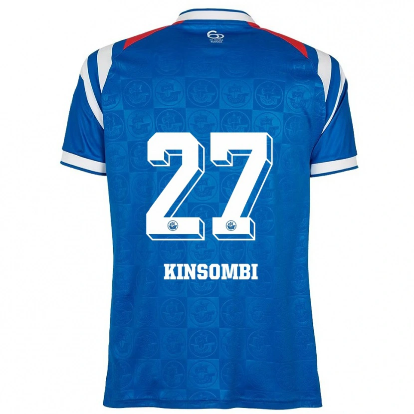 Danxen Herren Christian Kinsombi #27 Blau Weiß Rot Heimtrikot Trikot 2025/26 T-Shirt Schweiz