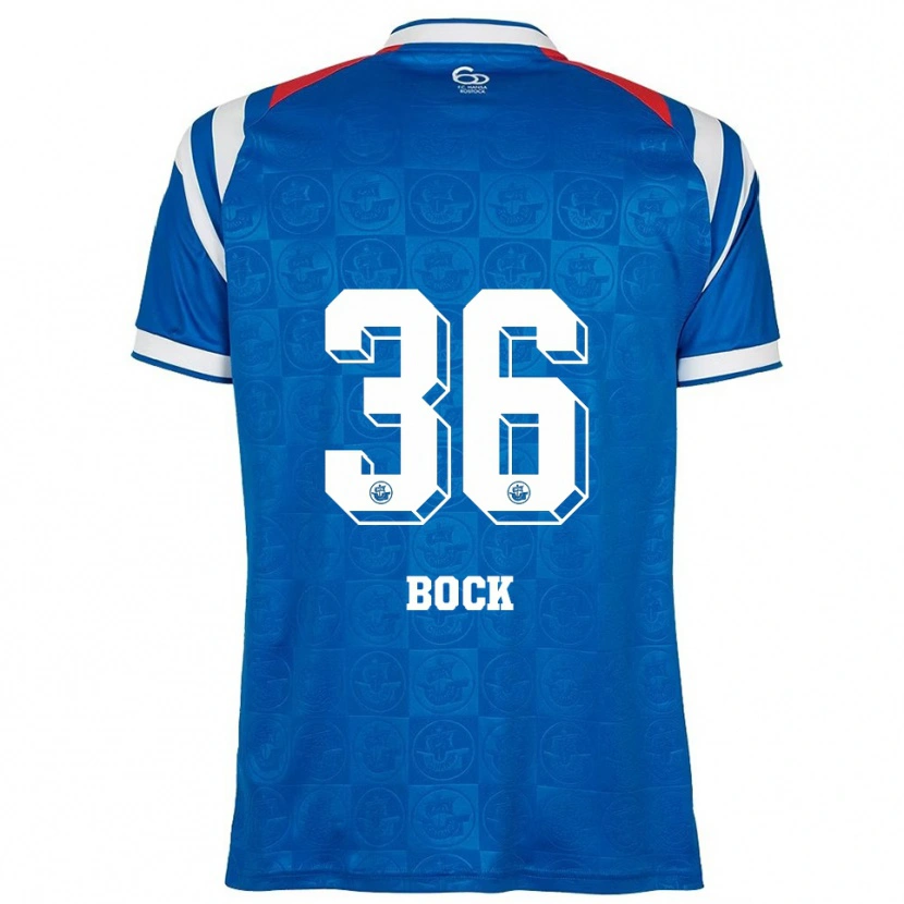 Danxen Herren Fiete Bock #36 Blau Weiß Rot Heimtrikot Trikot 2025/26 T-Shirt Schweiz