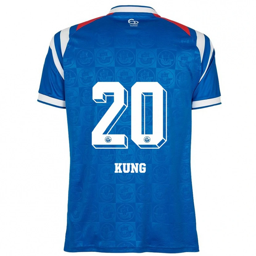 Danxen Herren Loretta Kung #20 Blau Weiß Rot Heimtrikot Trikot 2025/26 T-Shirt Schweiz