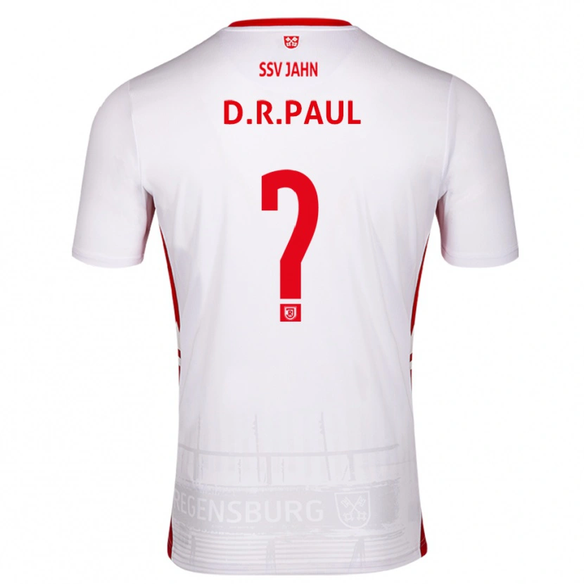 Danxen Herren David Rodríguez Paul #0 Weiß Rot Heimtrikot Trikot 2025/26 T-Shirt Schweiz