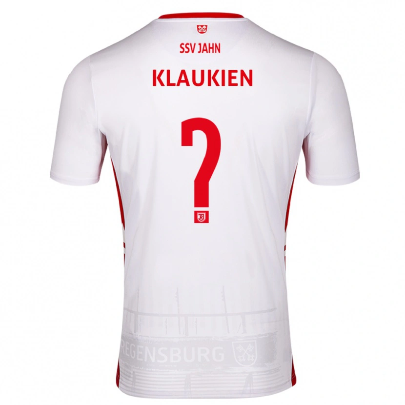 Danxen Herren Luca Klaukien #0 Weiß Rot Heimtrikot Trikot 2025/26 T-Shirt Schweiz