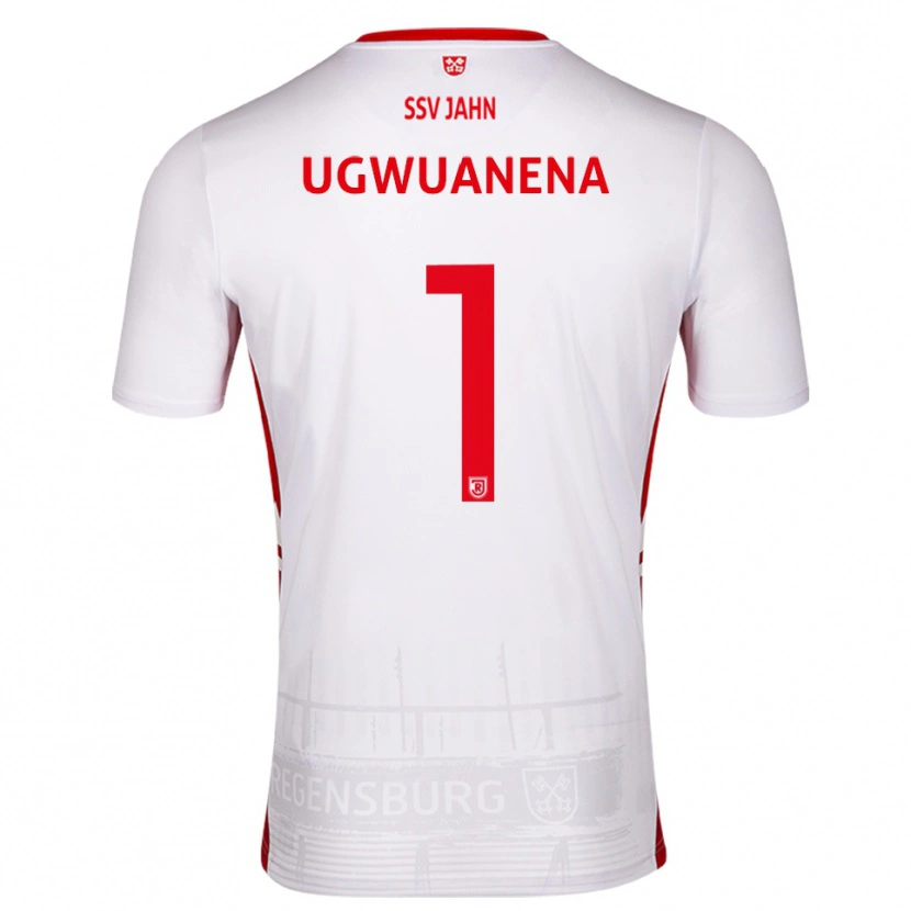 Danxen Herren Marvellous Ugwuanena #1 Weiß Rot Heimtrikot Trikot 2025/26 T-Shirt Schweiz