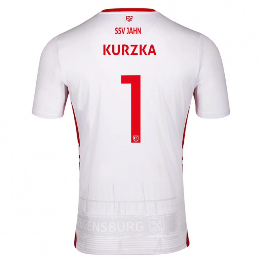 Danxen Herren Timo Kurzka #1 Weiß Rot Heimtrikot Trikot 2025/26 T-Shirt Schweiz