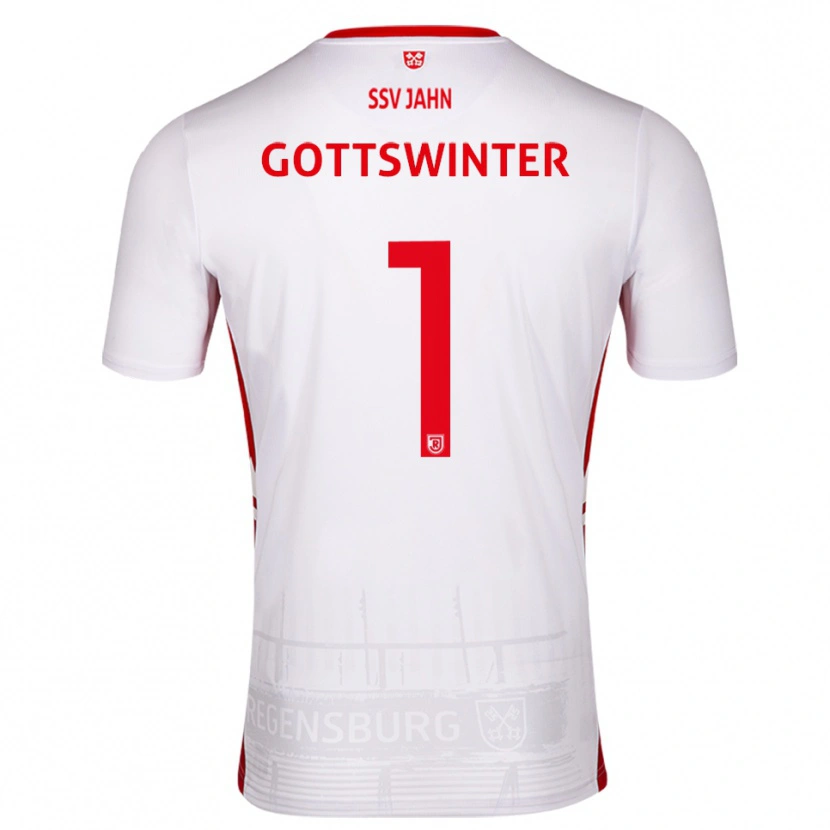 Danxen Herren Florian Gottswinter #1 Weiß Rot Heimtrikot Trikot 2025/26 T-Shirt Schweiz