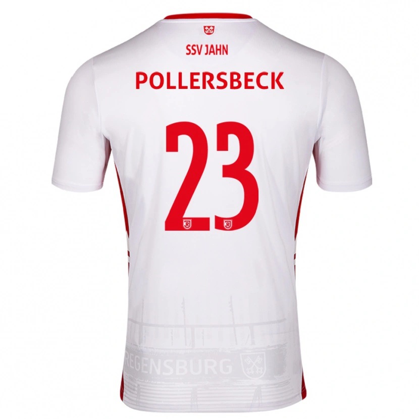 Danxen Herren Julian Pollersbeck #23 Weiß Rot Heimtrikot Trikot 2025/26 T-Shirt Schweiz