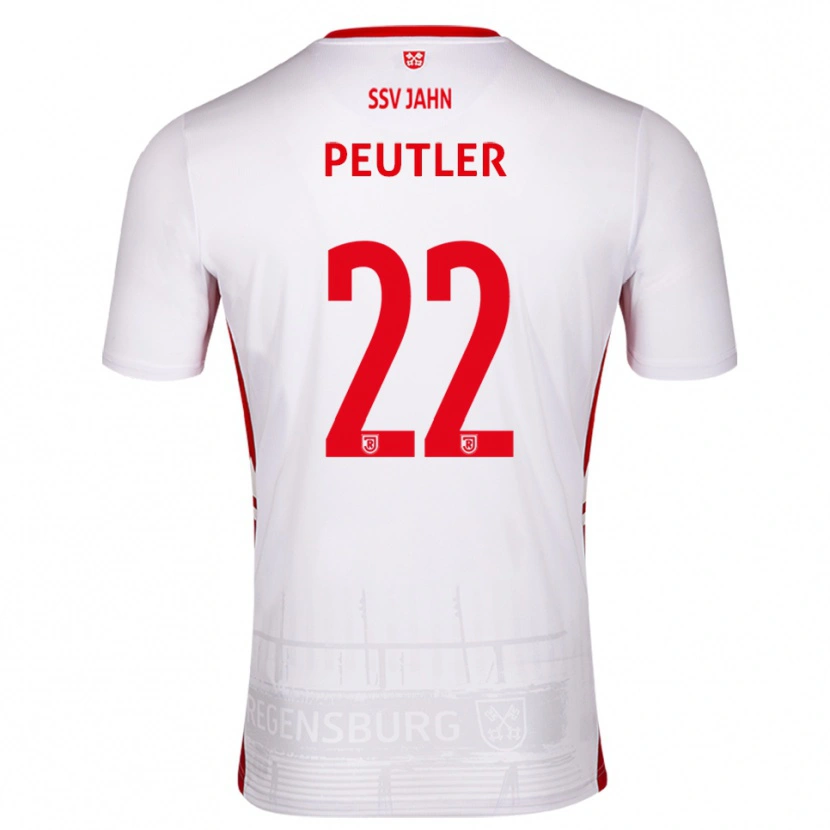 Danxen Herren Julio Peutler #22 Weiß Rot Heimtrikot Trikot 2025/26 T-Shirt Schweiz