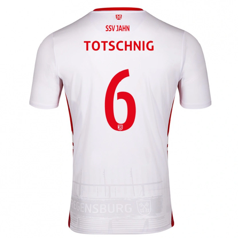 Danxen Herren Josef Totschnig #6 Weiß Rot Heimtrikot Trikot 2025/26 T-Shirt Schweiz
