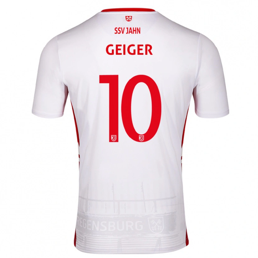 Danxen Herren Maximilian Geiger #10 Weiß Rot Heimtrikot Trikot 2025/26 T-Shirt Schweiz