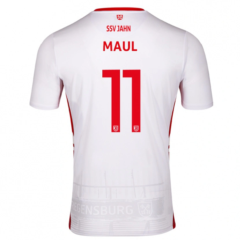 Danxen Herren Marco Maul #11 Weiß Rot Heimtrikot Trikot 2025/26 T-Shirt Schweiz