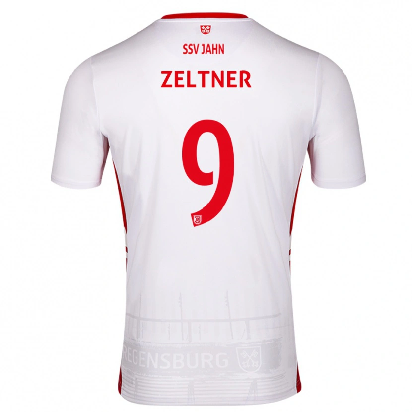 Danxen Herren Milan Zeltner #9 Weiß Rot Heimtrikot Trikot 2025/26 T-Shirt Schweiz