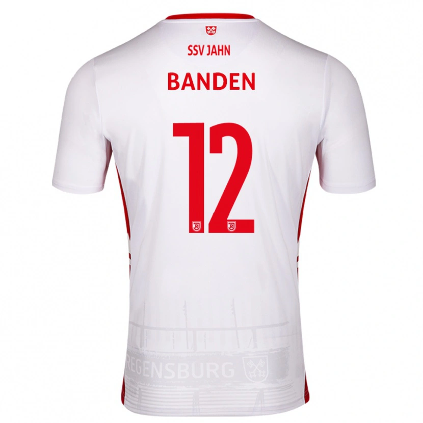 Danxen Herren Ante Banden #12 Weiß Rot Heimtrikot Trikot 2025/26 T-Shirt Schweiz