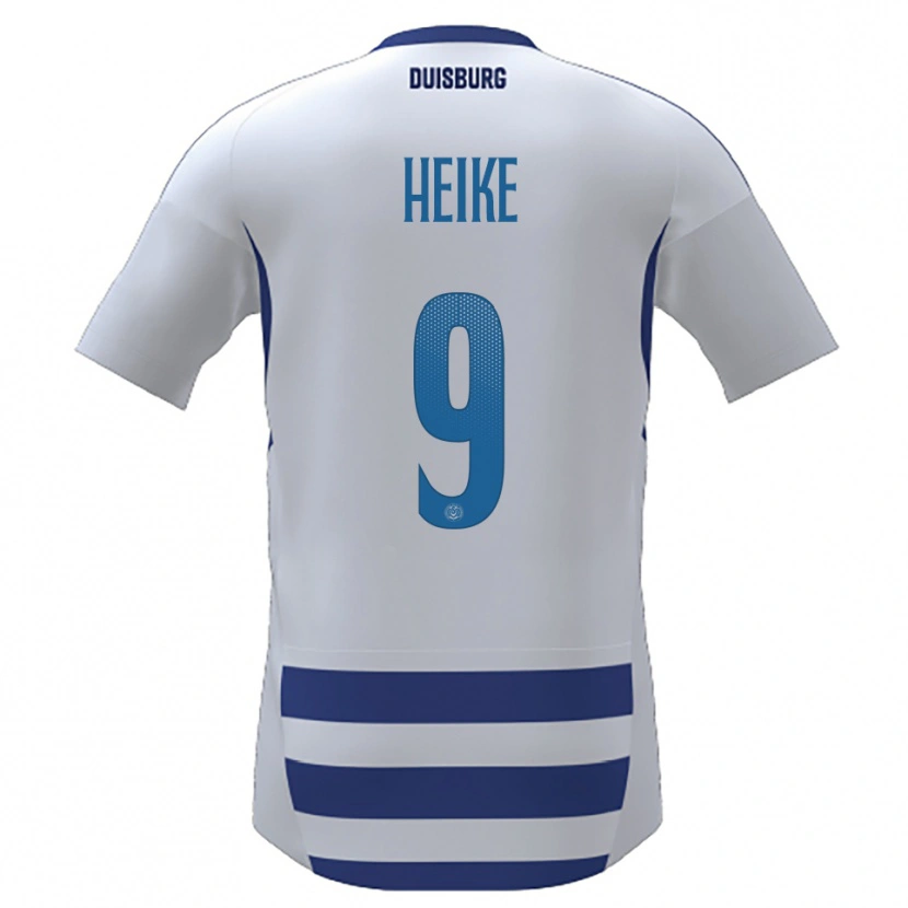 Danxen Herren Tim Heike #9 Weiß Blau Heimtrikot Trikot 2025/26 T-Shirt Schweiz