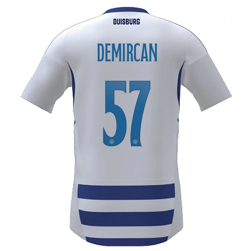 Danxen Herren Zarife Demircan #57 Weiß Blau Heimtrikot Trikot 2025/26 T-Shirt Schweiz