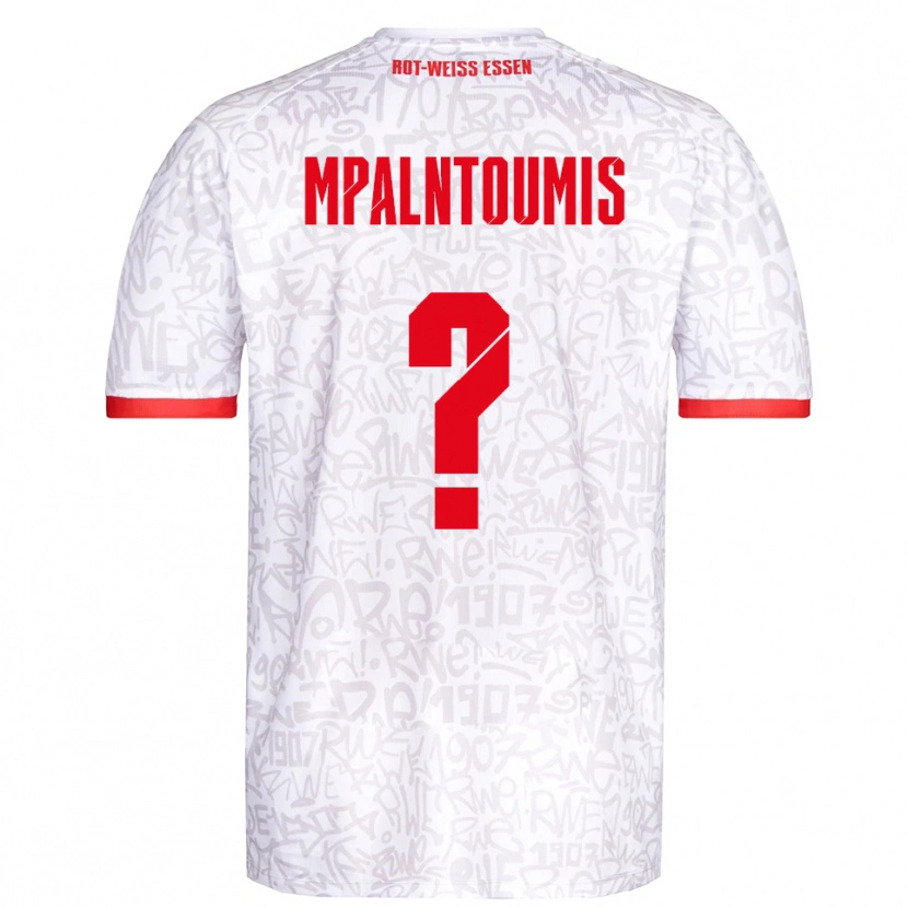 Danxen Herren Ilias Mpalntoumis #0 Weiß Rot Heimtrikot Trikot 2025/26 T-Shirt Schweiz