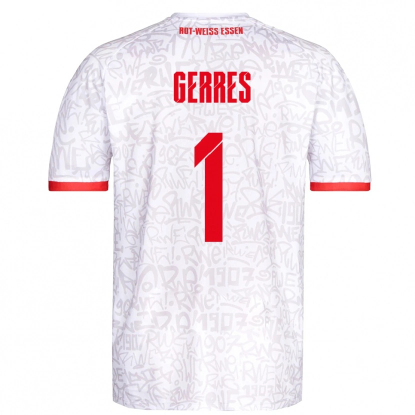 Danxen Herren Romero Gerres #1 Weiß Rot Heimtrikot Trikot 2025/26 T-Shirt Schweiz