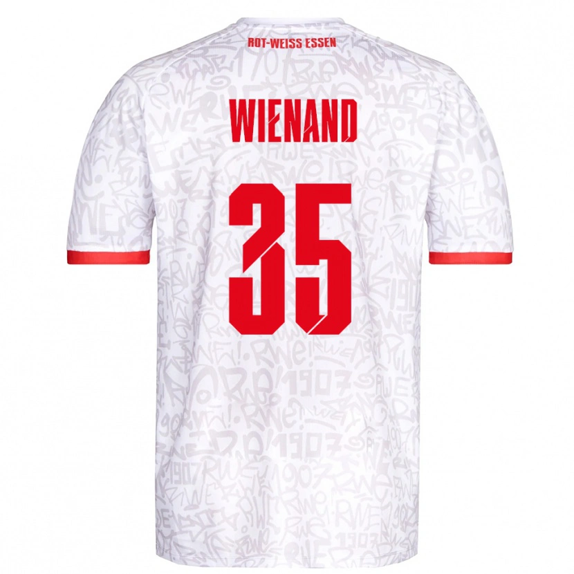Danxen Herren Felix Wienand #35 Weiß Rot Heimtrikot Trikot 2025/26 T-Shirt Schweiz