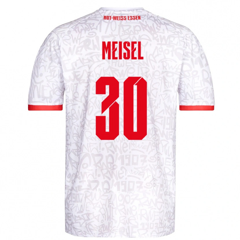Danxen Herren Kelsey Owusu #30 Weiß Rot Heimtrikot Trikot 2025/26 T-Shirt Schweiz