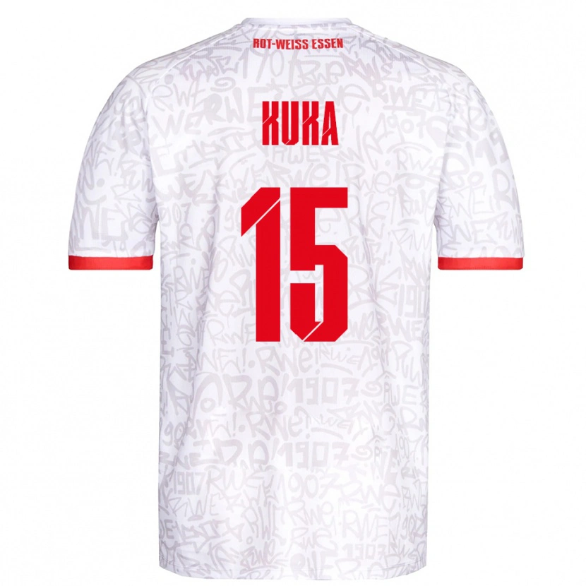 Danxen Herren Hamid Kuka #15 Weiß Rot Heimtrikot Trikot 2025/26 T-Shirt Schweiz
