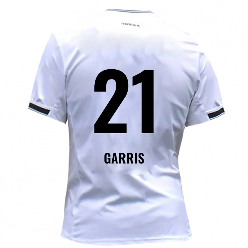 Danxen Herren Jaden-Romero Garris #21 Weiß Rot Heimtrikot Trikot 2025/26 T-Shirt Schweiz