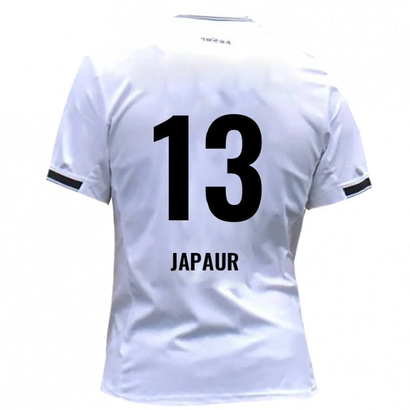 Danxen Herren Alem Japaur #13 Weiß Rot Heimtrikot Trikot 2025/26 T-Shirt Schweiz