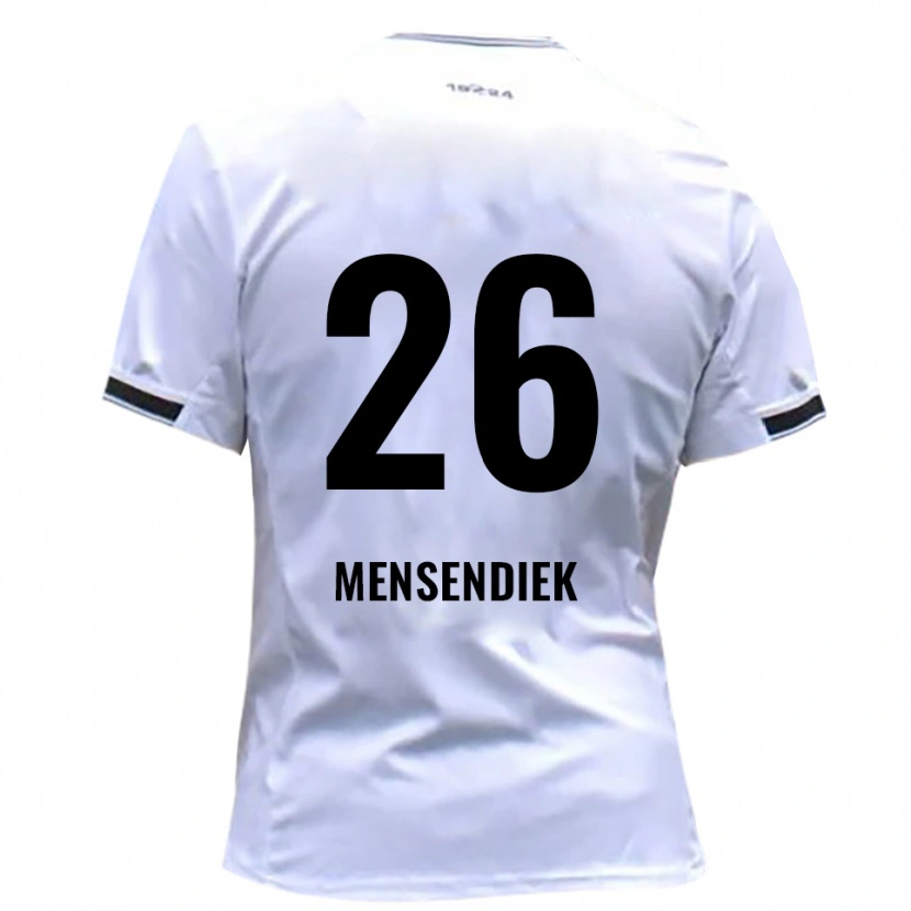 Danxen Herren Luis Mensendiek #26 Weiß Rot Heimtrikot Trikot 2025/26 T-Shirt Schweiz