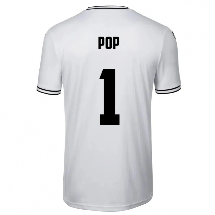 Danxen Herren Nico Pop #1 Weiß Schwarz Heimtrikot Trikot 2025/26 T-Shirt Schweiz