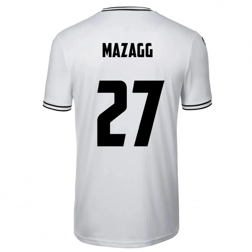 Danxen Herren Lukas Mazagg #27 Weiß Schwarz Heimtrikot Trikot 2025/26 T-Shirt Schweiz