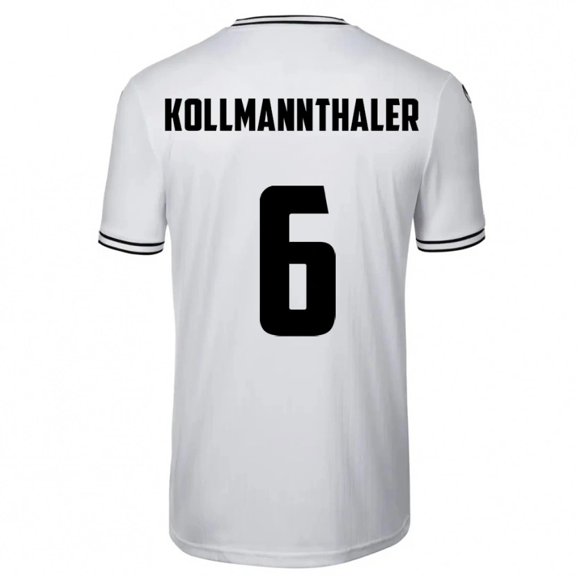 Danxen Herren Elischa Kollmannthaler #6 Weiß Schwarz Heimtrikot Trikot 2025/26 T-Shirt Schweiz