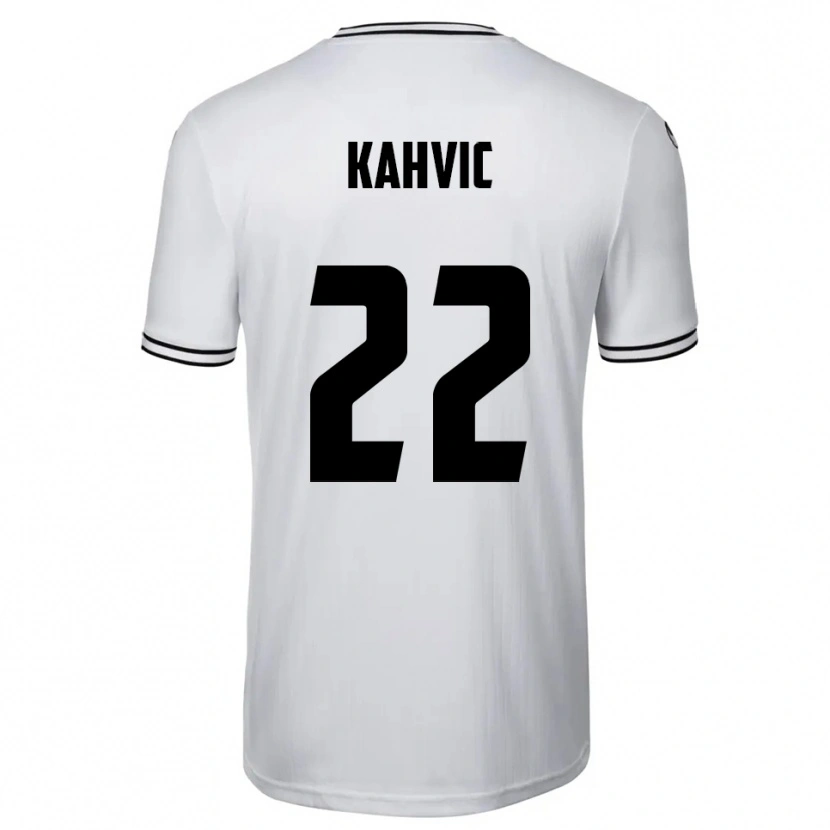 Danxen Herren Aleksandar Kahvic #22 Weiß Schwarz Heimtrikot Trikot 2025/26 T-Shirt Schweiz