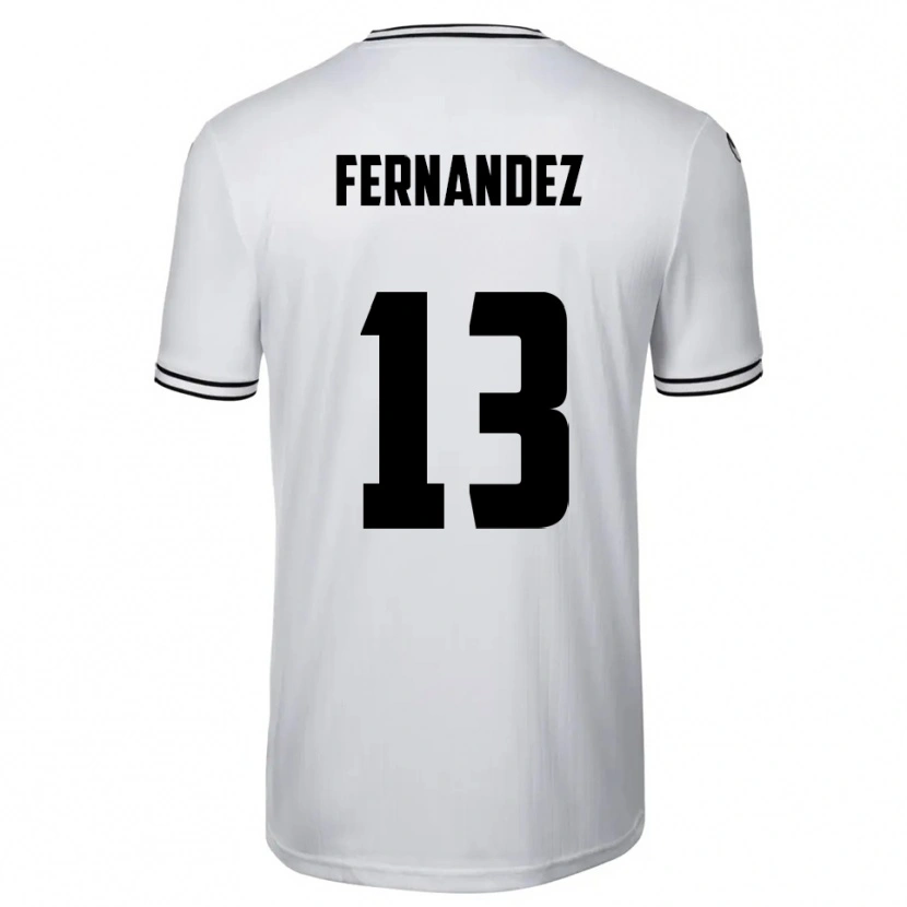 Danxen Herren Luis Fernandez #13 Weiß Schwarz Heimtrikot Trikot 2025/26 T-Shirt Schweiz
